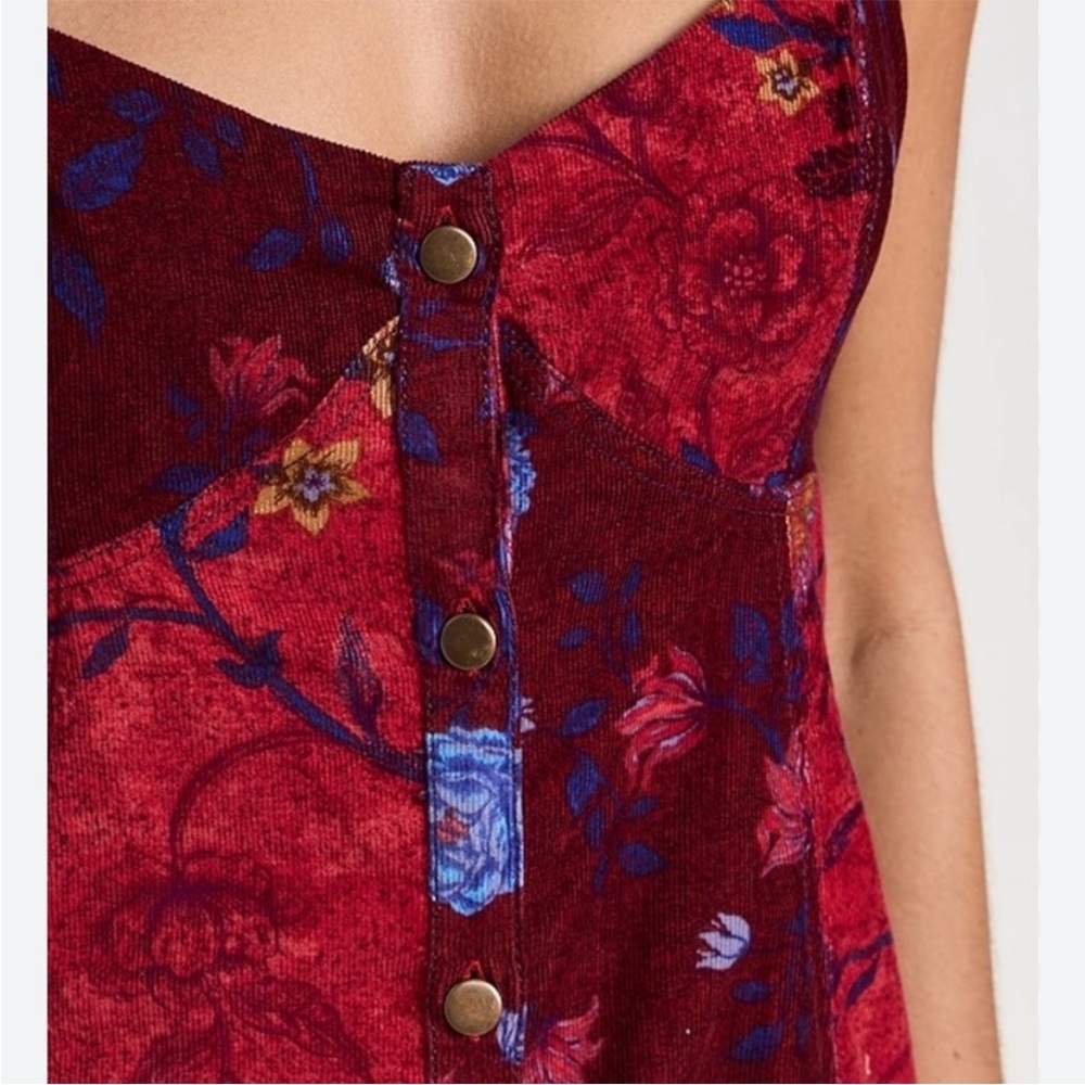 Free People Gail Corduroy Midi Dress - Picture 3 of 6
